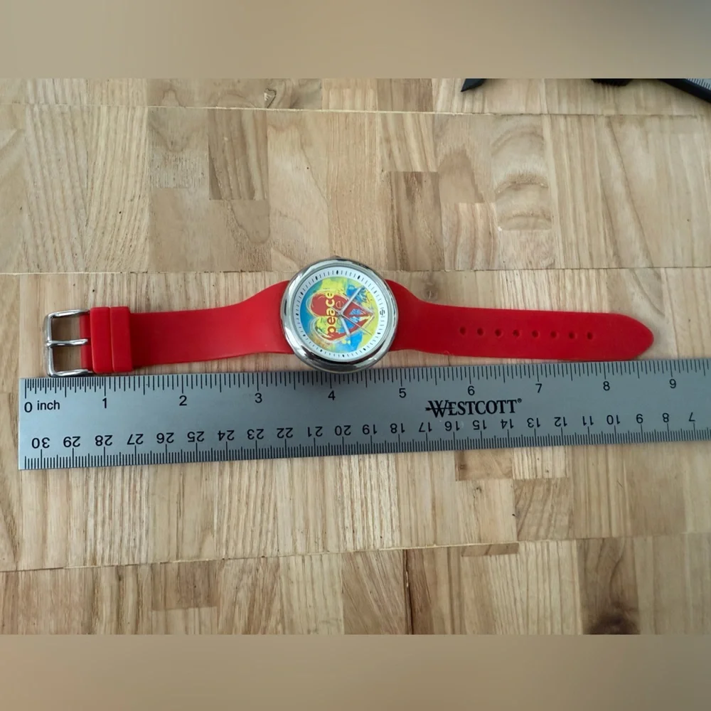 Fruitz by Philip Stein Rare Edition Watch Peace Love Natural Frequency Tech